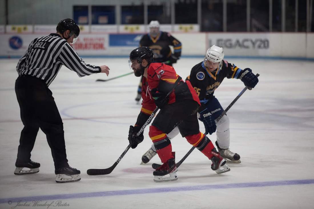 Faceoff at center ice